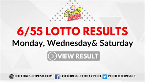 655 lotto result today|6/55 LOTTO RESULT .